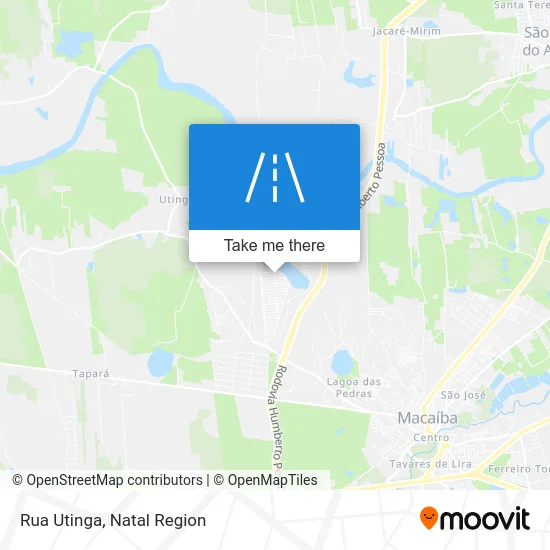 Rua Utinga map
