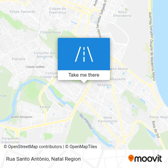 Rua Santo Antônio map