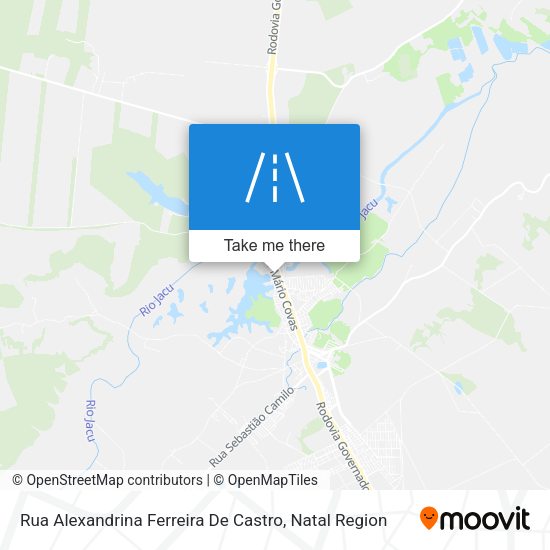 Rua Alexandrina Ferreira De Castro map