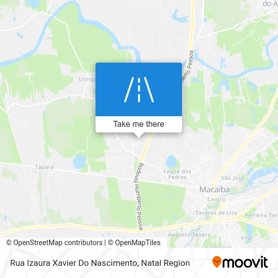 Rua Izaura Xavier Do Nascimento map