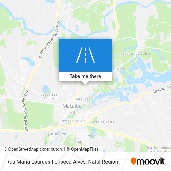 Rua Maria Lourdes Fonseca Alves map
