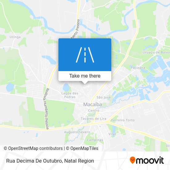 Rua Decima De Outubro map