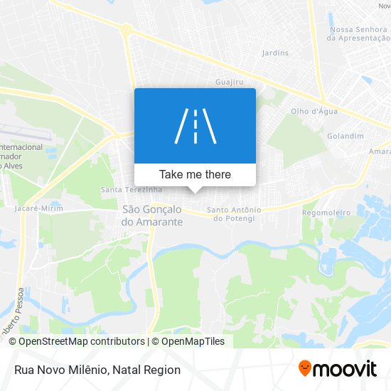 Rua Novo Milênio map