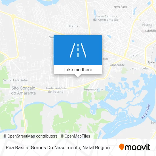 Rua Basílio Gomes Do Nascimento map