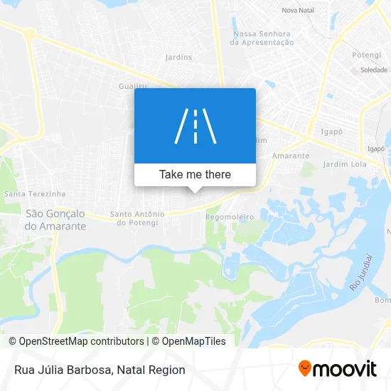 Rua Júlia Barbosa map