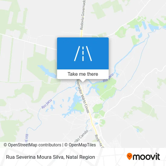 Rua Severina Moura Silva map
