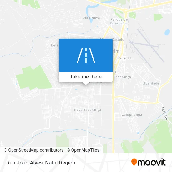 Rua João Alves map