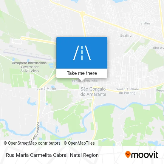 Rua Maria Carmelita Cabral map