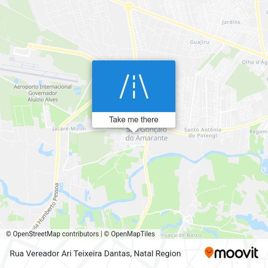 Rua Vereador Ari Teixeira Dantas map