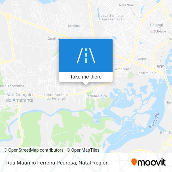 Rua Maurílio Ferreira Pedrosa map