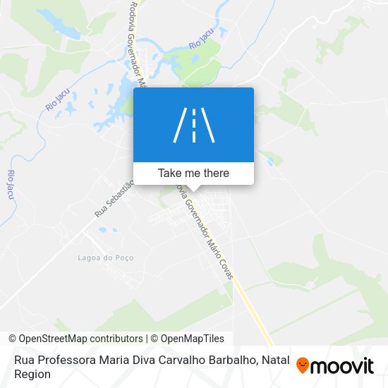 Rua Professora Maria Diva Carvalho Barbalho map