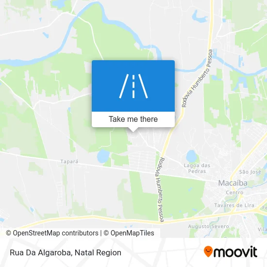 Rua Da Algaroba map