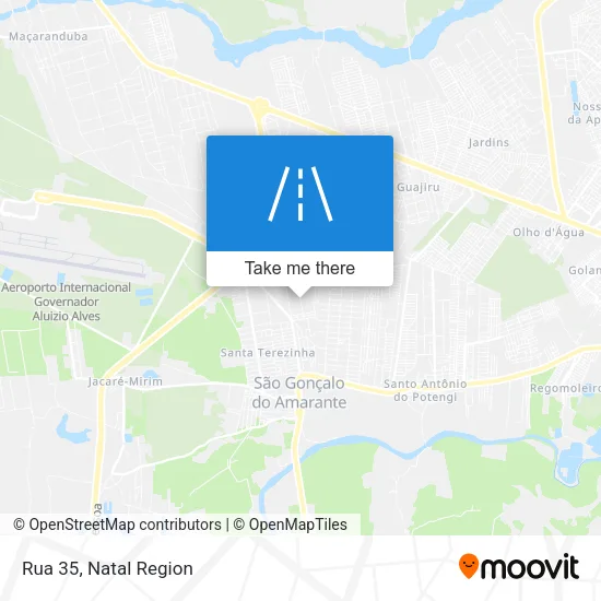 Rua 35 map