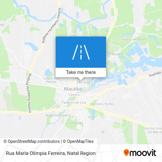Rua Maria Olimpia Ferreira map
