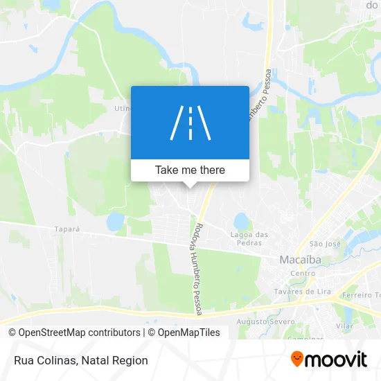Rua Colinas map