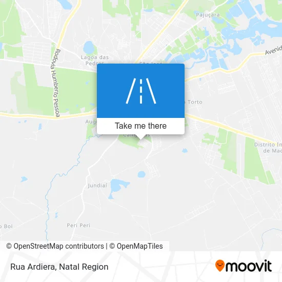 Rua Ardiera map