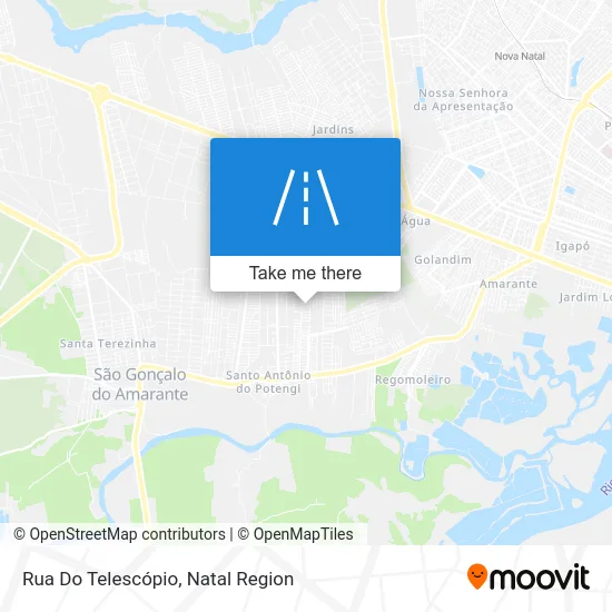 Rua Do Telescópio map