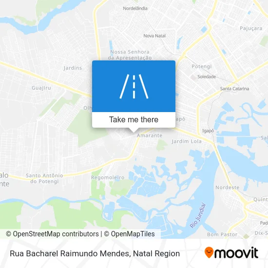 Rua Bacharel Raimundo Mendes map