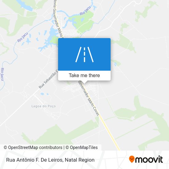 Rua Antônio F. De Leiros map