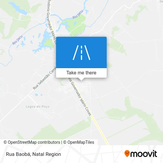 Rua Baobá map