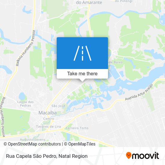 Rua Capela São Pedro map
