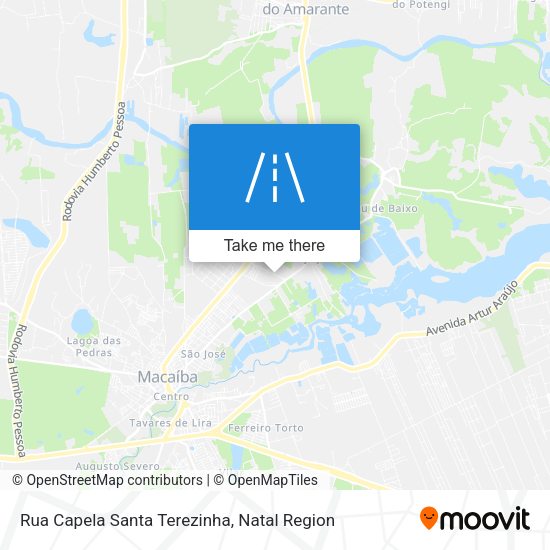Rua Capela Santa Terezinha map