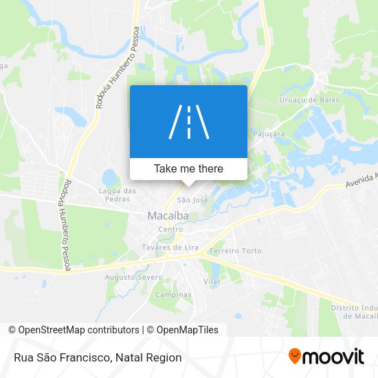 Rua São Francisco map