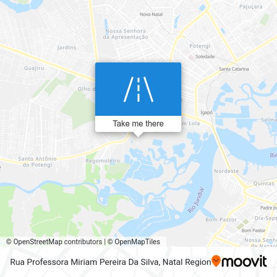 Rua Professora Miriam Pereira Da Silva map