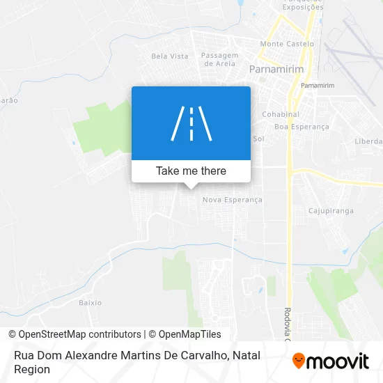 Rua Dom Alexandre Martins De Carvalho map