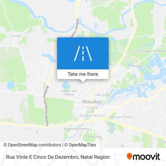 Rua Vinte E Cinco De Dezembro map