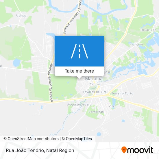Rua João Tenório map