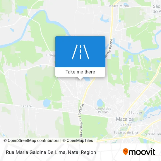 Rua Maria Galdina De Lima map