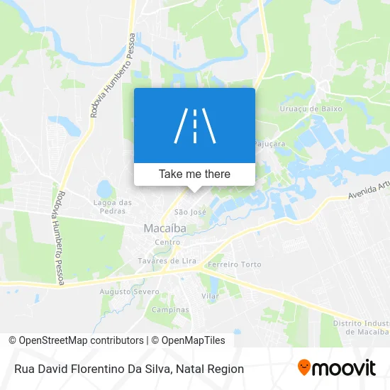 Rua David Florentino Da Silva map