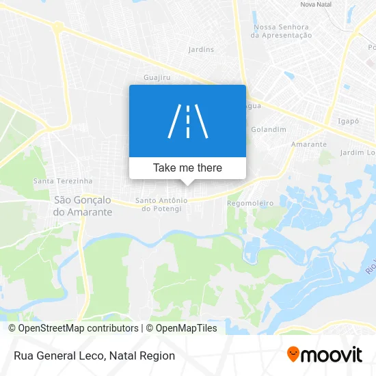 Rua General Leco map