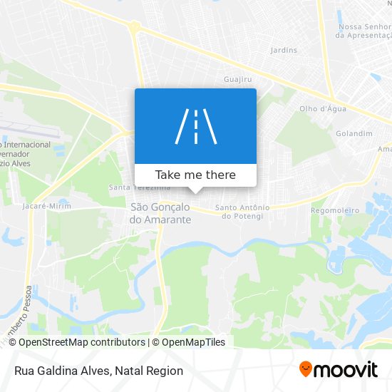 Rua Galdina Alves map