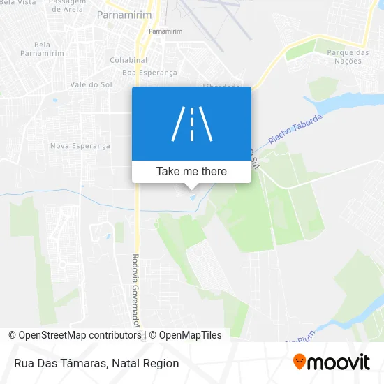 Rua Das Tâmaras map