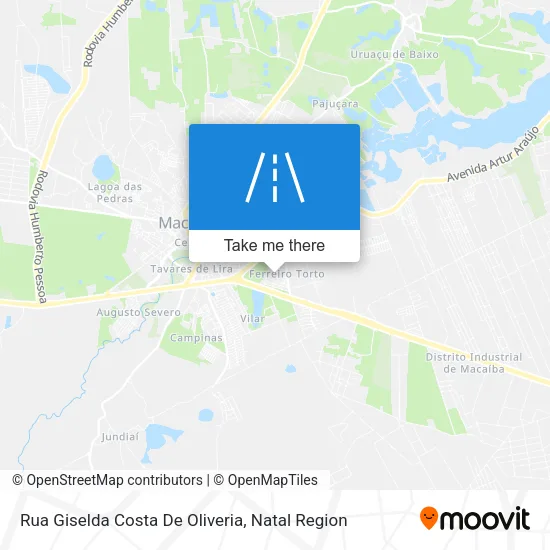 Rua Giselda Costa De Oliveria map