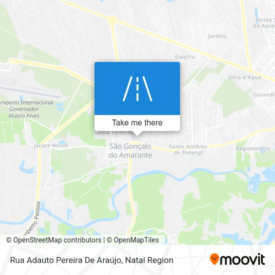 Rua Adauto Pereira De Araújo map