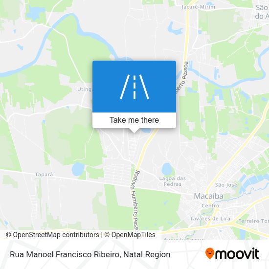 Rua Manoel Francisco Ribeiro map
