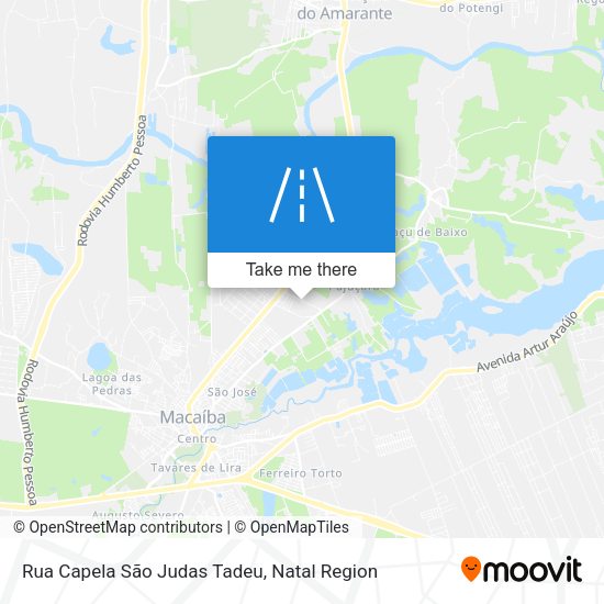 Rua Capela São Judas Tadeu map