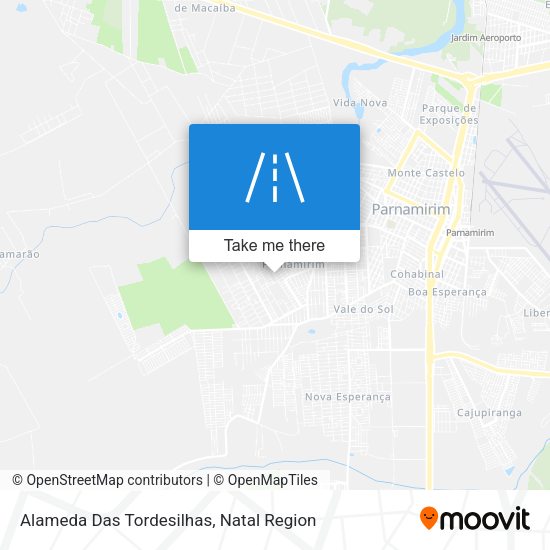 Alameda Das Tordesilhas map