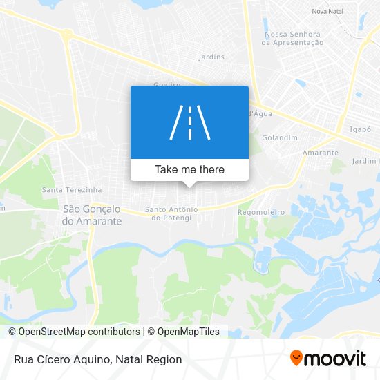 Rua Cícero Aquino map