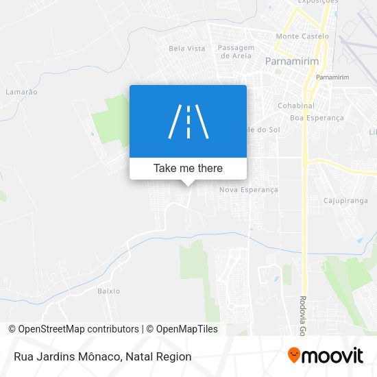Rua Jardins Mônaco map