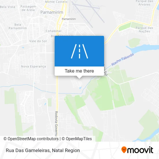 Rua Das Gameleiras map
