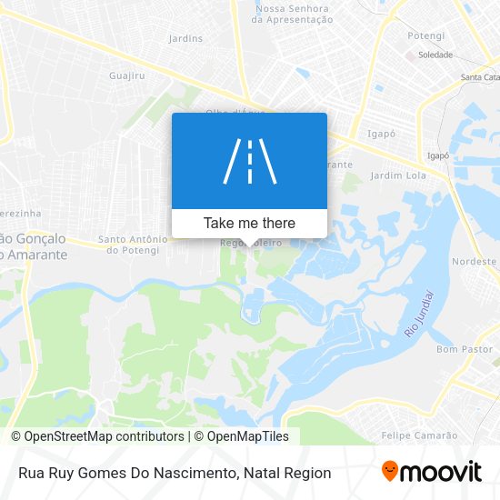 Rua Ruy Gomes Do Nascimento map