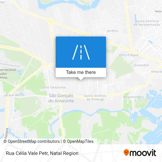 Rua Célia Vale Petr map