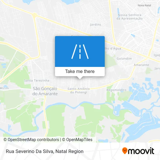 Rua Severino Da Silva map
