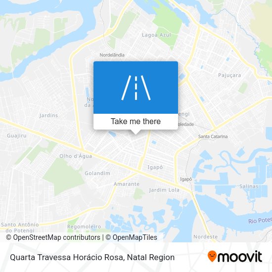 Quarta Travessa Horácio Rosa map