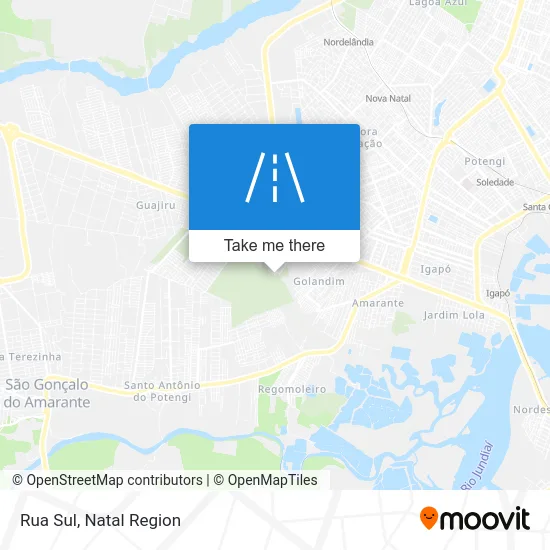 Rua Sul map