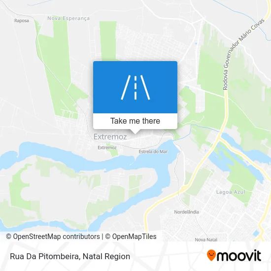 Rua Da Pitombeira map